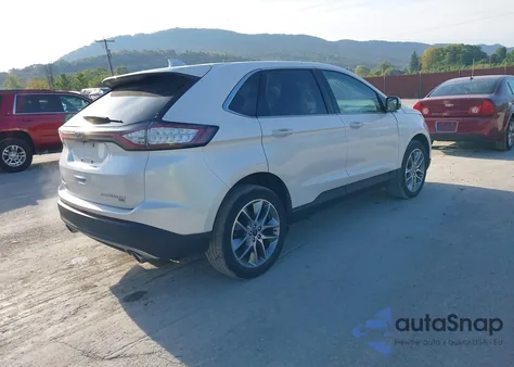 2017 Ford Edge Titanium z USA, uszkodzony, nr VIN 2FMPK4K83HBB40231